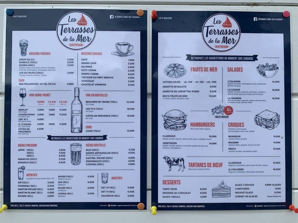 Les Terrasses de la Mer - Menu Image 1